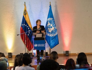 Michelle Bachelet: "Los venezolanos merecen una vida mejor y libre de miedo"