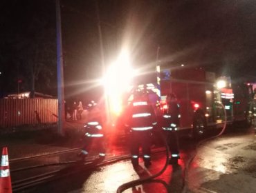 Hombre de 84 años falleció durante el incendio de su casa en San Bernardo