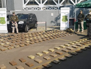 Ejecutan el decomiso de droga más grande registrado en la región Metropolitana