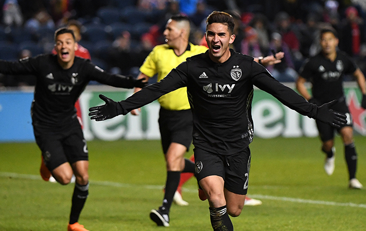 Felipe Gutiérrez guio al Kansas City a la victoria con un gol frente a Vancouver