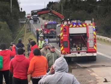 Joven mujer falleció en accidente de tránsito en ruta costera de Los Lagos