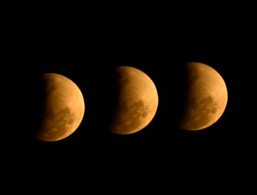 Eclipse lunar parcial se pudo contemplar este martes en gran parte del mundo