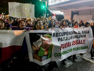 Miles de osorninos se manifestaron en las calles en contra de la empresa Essal