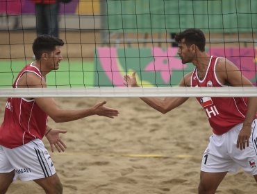 Los primos Grimalt debutaron en los Panamericanos con triunfo en voleibol playa