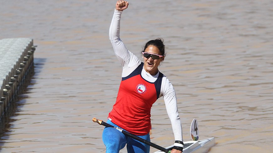 María José Mailliard obtuvo medalla de plata en canotaje de los Panamericanos