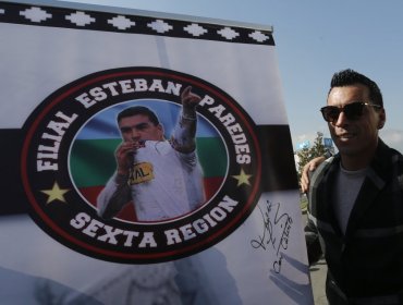 Esteban Paredes celebró su cumpleaños 39 en el estadio Monumental