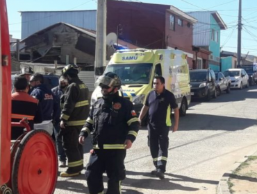 Explosión por mala instalación del regulador del gas dejó a una mujer lesionada en Viña del Mar