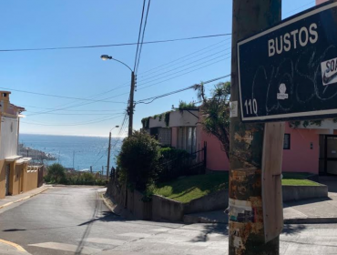 Viña del Mar: Anuncian cierre al tránsito vehicular de la bajada Bustos, hacia la Av. España