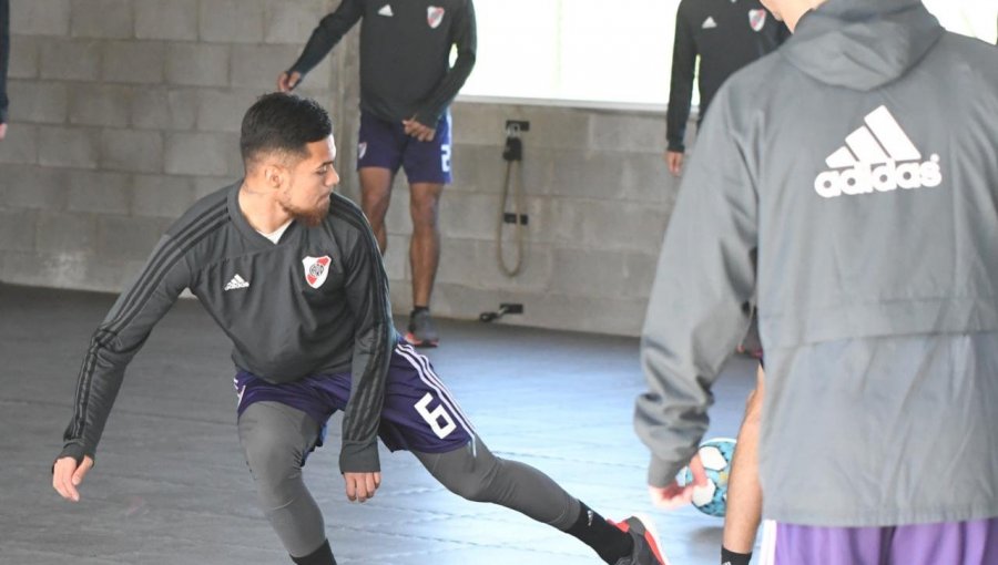 Paulo Díaz tuvo su primera práctica como nuevo jugador de River Plate