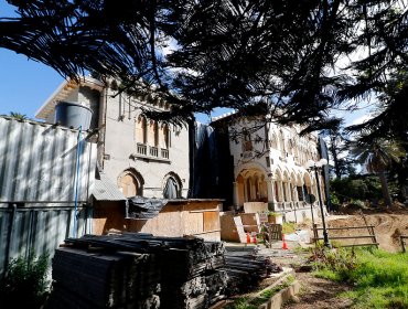 Palacio Vergara de Viña del Mar entra a etapa final de su restauración