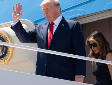 Donald Trump arribó a Dayton y El Paso en medio de masivas protestas