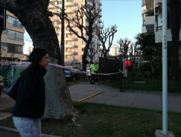 Mujer de 79 años falleció tras caer desde el octavo piso de un edificio en Viña del Mar