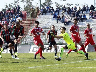 Palestino y Unión La Calera firmaron un intenso empate en La Cisterna