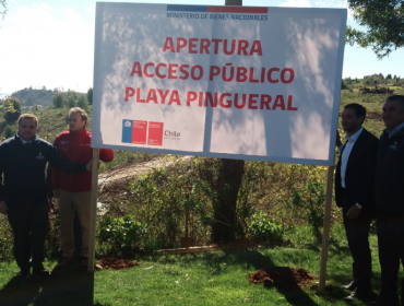 Levantan barrera de la entrada y reabren acceso público a playa de Pingueral, en Tomé