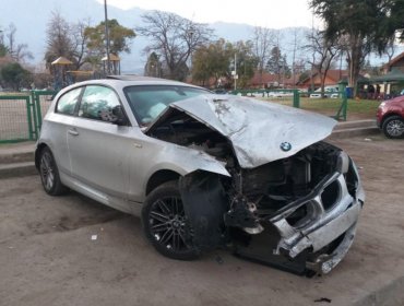 Futbolista profesional protagonizó accidente de tránsito en estado de ebriedad en La Reina