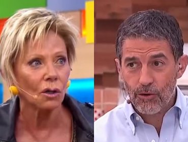 Raquel Argandoña y Polo Ramírez vivieron un tenso momento en matinal