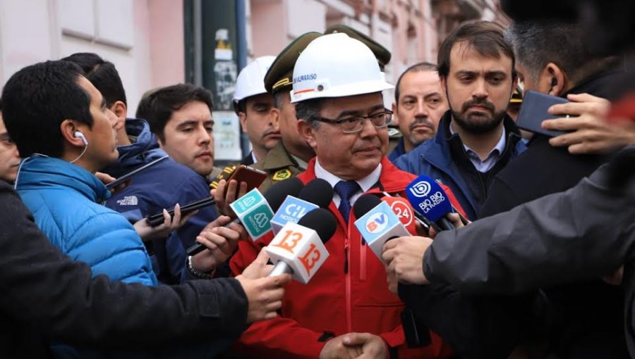 Intendente de Valparaíso no descartó que exista séptima víctima bajo los escombros del derrumbe