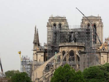 Reanudan obras de reconstrucción de Notre Dame, tras tres semanas paralizadas