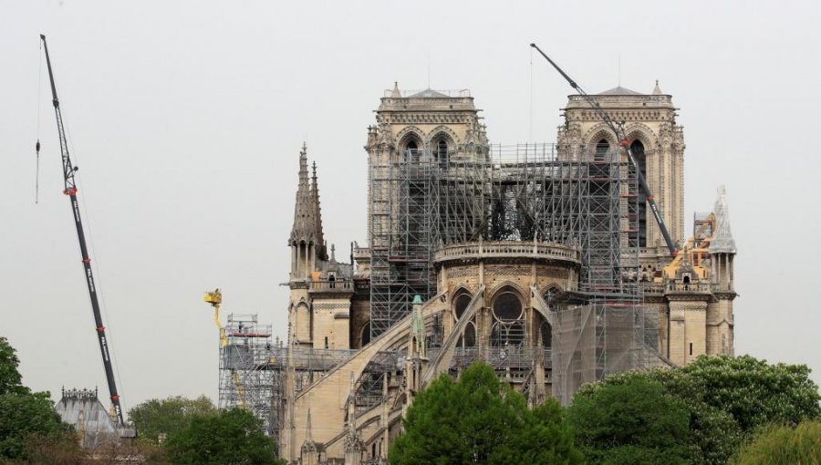 Reanudan obras de reconstrucción de Notre Dame, tras tres semanas paralizadas