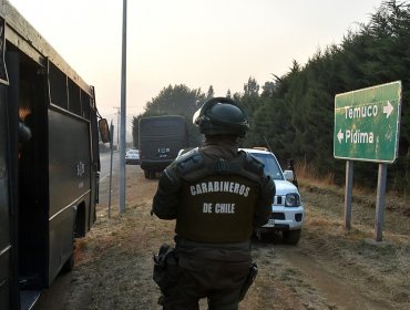 Tras enfrentamiento con Carabineros, dos comuneros mapuche resultaron heridos en Ercilla