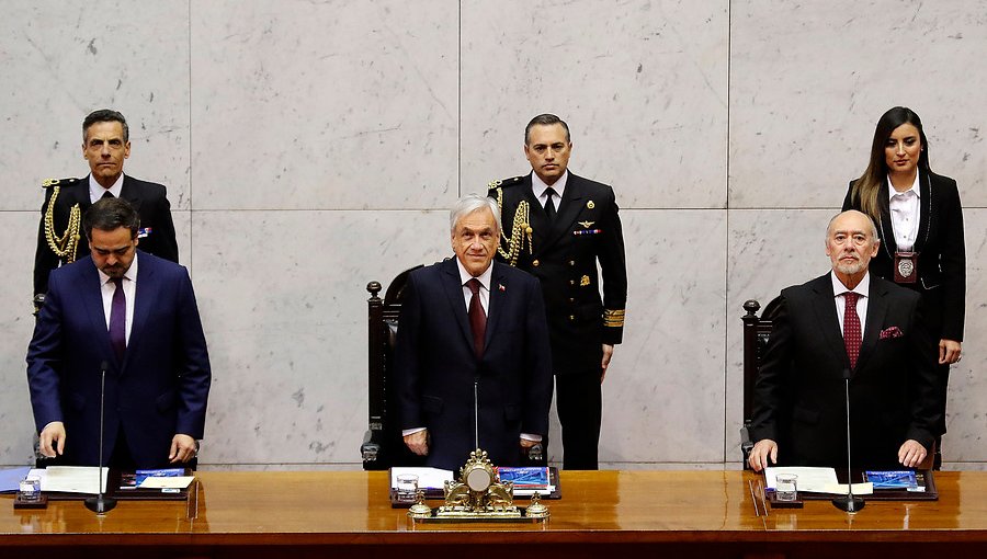 Piñera recibirá a presidentes del Senado y la Cámara Baja en La Moneda