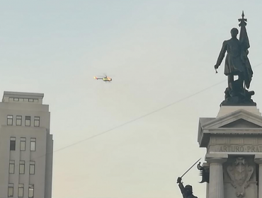 Helicóptero de Carabineros inició patrullajes aéreos preventivos en Valparaíso