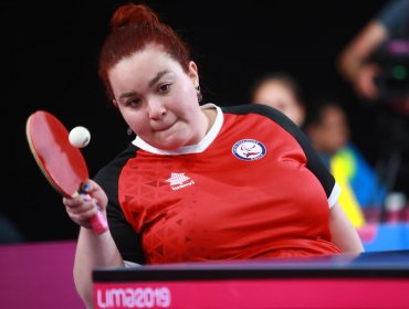 Tamara Leonelli en tenis de mesa ganó el primer oro en Parapanamericanos