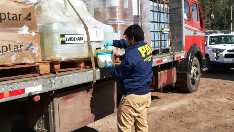 Capturan a banda que adquiría especies robadas a camiones, las ocultaba en bodega y las vendía en el comercio ilegal