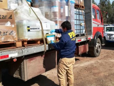 Capturan a banda que adquiría especies robadas a camiones, las ocultaba en bodega y las vendía en el comercio ilegal