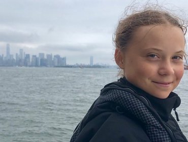 Greta Thunberg arribó a Nueva York y confirmó que vendrá a Chile para la COP25