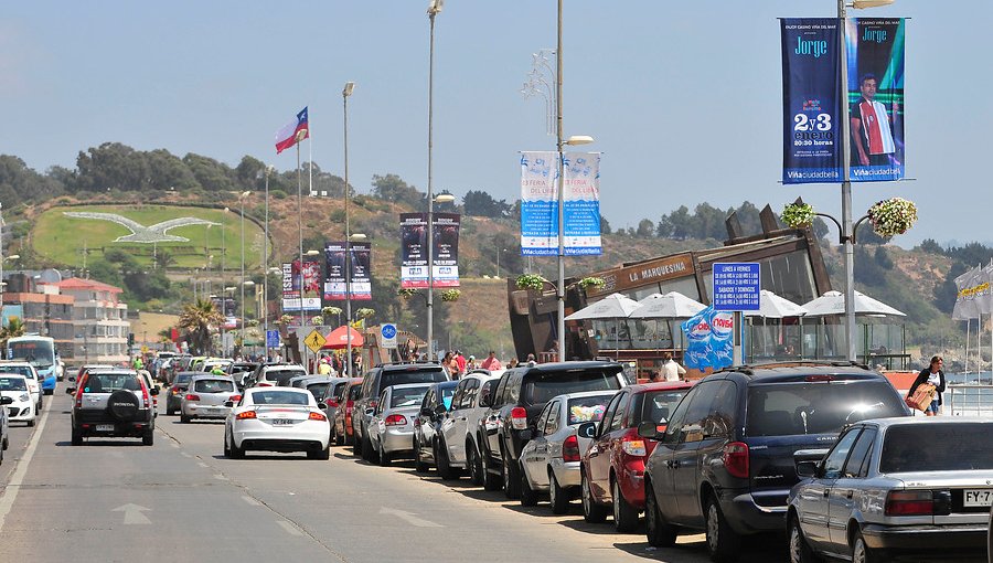 Hasta $20 por minuto costará estacionar en el borde costero de Viña del Mar durante el verano