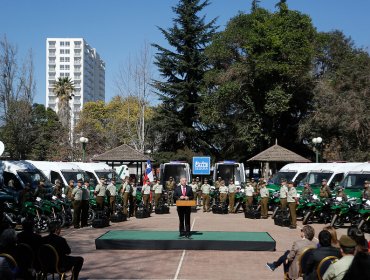 Entregan 11 retenes móviles para reforzar la seguridad en la región Metropolitana