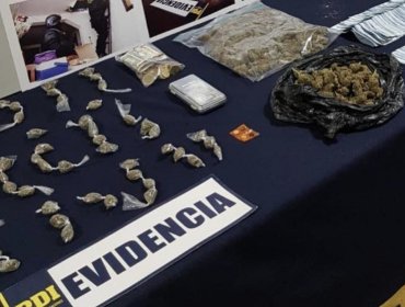 PDI detuvo a tres personas dedicadas al microtráfico de drogas en Valparaíso