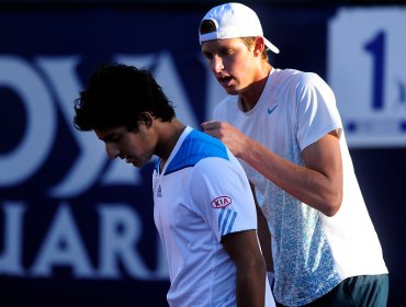 Nico Jarry y Cristian Garin tuvieron debut y despedida en el dobles del US Open