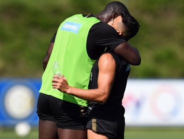 Alexis tuvo su primer entrenamiento como nuevo jugador del Inter de Milán