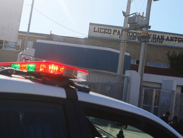 Autor de las amenazas de tiroteo en liceo viñamarino fue identificado y será formalizado