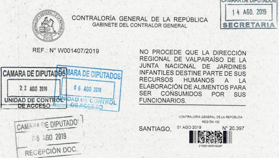 Contraloría confirma irregularidades en Junji Valparaíso por funcionamiento de casino ilegal