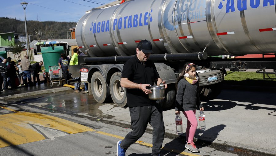 Falló reposición de agua en Chiguayante a casi 24 horas del corte del suministro