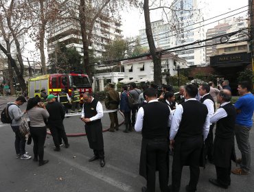 Incendio afectó a restaurante La Piccola Italia y generó alto caos vial en Providencia