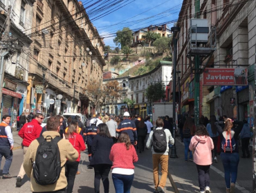 Hombre sufre ataque de epilepsia durante el simulacro de sismo y tsunami en Valparaíso