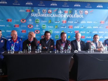 Autoridades y atletas lanzaron oficialmente el Sudamericano de Voleibol Chile 2019