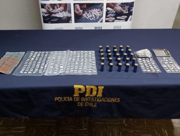 PDI detuvo a tres personas e incautó droga y armamento en Quillota