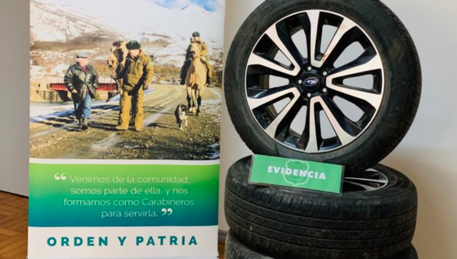 Carabineros detuvo a viñamarino que mantenía en su poder llantas robadas en Quilpué