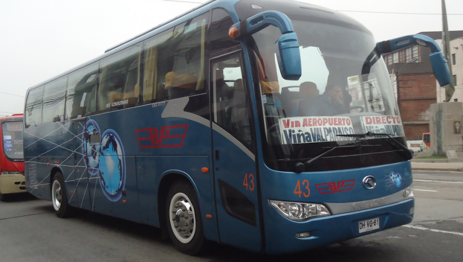 Violento asalto en Viña: Delincuentes robaron maletas y recaudación desde bus interprovincial