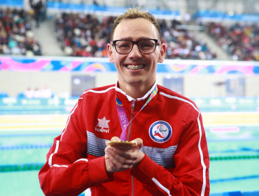 Alberto Abarza consiguió medalla de bronce en el Mundial de Paranatación