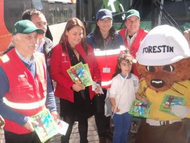 Refuerzan llamado a la precaución para evitar incendios forestales durante Fiestas Patrias en Valparaíso