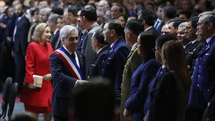 Presidente Piñera asiste al Te Deum Evangélico con la ausencia del obispo Castro