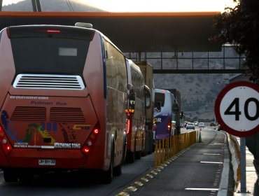 Más de 225 mil vehículos han salido de Santiago en vísperas de Fiestas Patrias