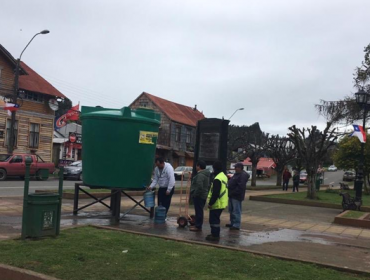 Sistema de agua potable en Puerto Octay fue contaminado por un diluyente