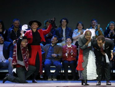 Presidente Piñera inauguró las fondas del Parque O'Higgins con paya y pie de cueca